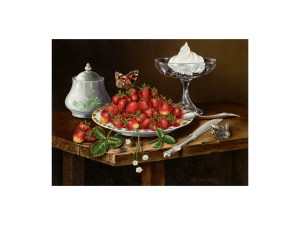 "Erdbeeren" | Mischtechnik