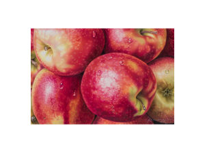 "Rote Äpfel" | Farbstift