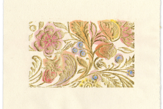 Gruppenausstellung &quot;Papiers dorés&quot; von Michael Rothe 